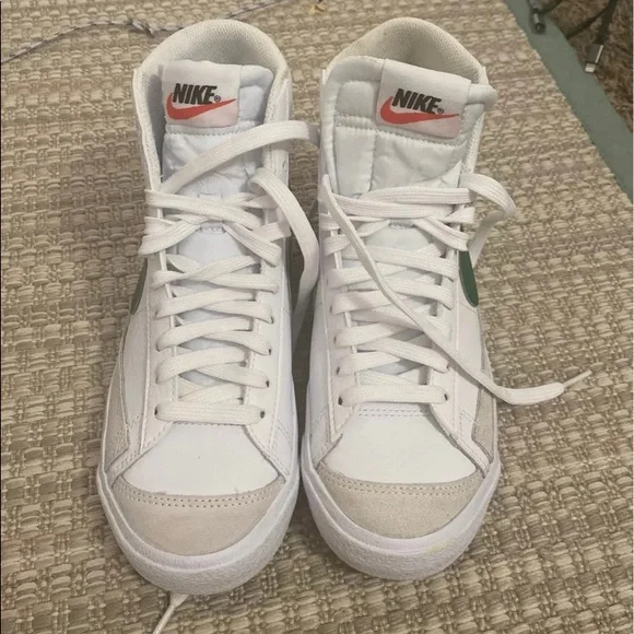 Nike blazers in white and green SOLD - Picture 3 of 4